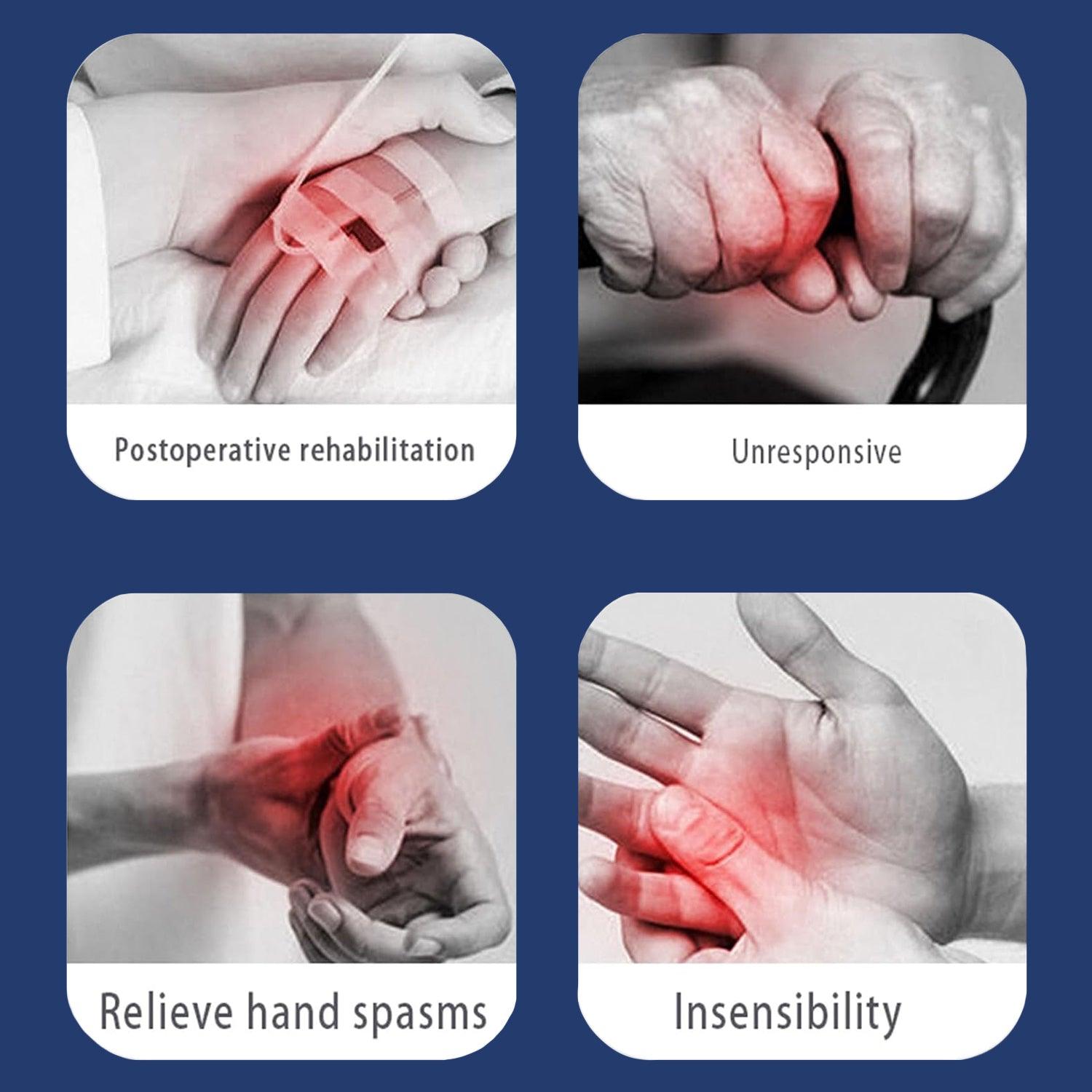 Rehabilitation Robot Gloves - Electric Hand Exerciser Hemiplegia Finger Rehabilitation Trainer Robot Glove Exercise & Fitness - Tophatter Daily Deals