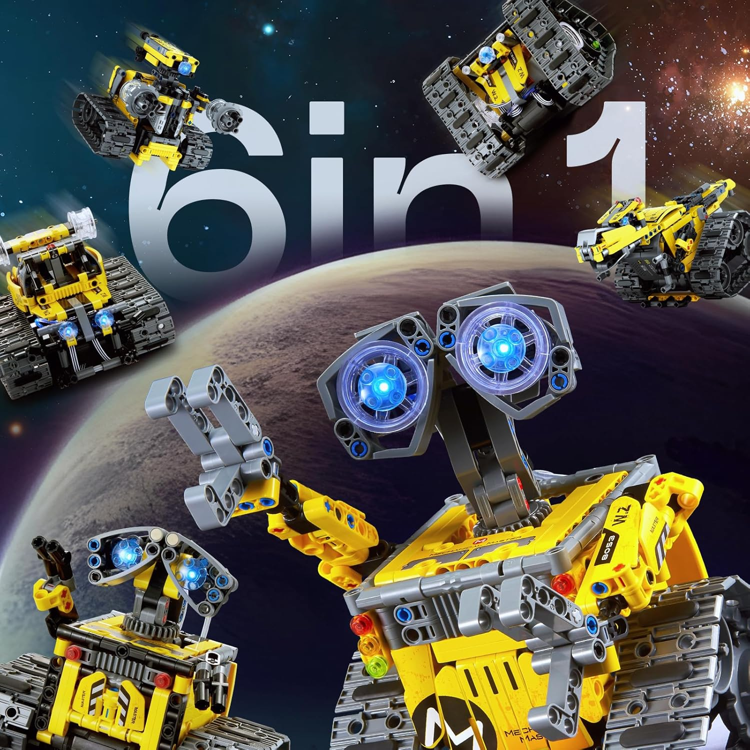Technic Robot Building Kit – 4 In 1 Technic Robot Building Kit for Kids Boys Aged 6-12 Remote & App Technic Robot Building Kit - Tophatter Daily Deals