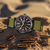 Adventure Men’s Watch – Waterproof, Scratch-Resistant, Nylon Strap, Rugged Outdoor Design Men's wristwatches - Tophatter Daily Deals