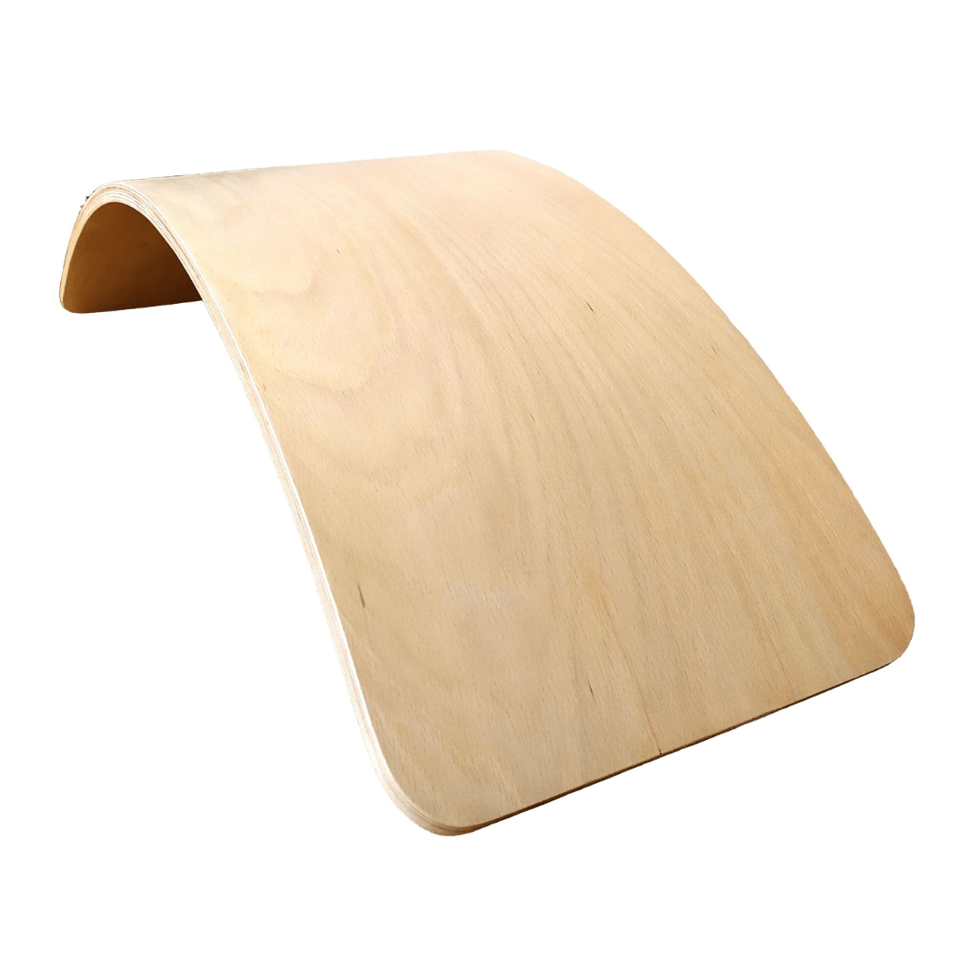 Childrens Balance Boards - Rock-it Yoga Board Warm-up Fitness Wooden Balance Board Wobble Board Curved Kids Natural Exercise & Fitness - Tophatter Daily Deals