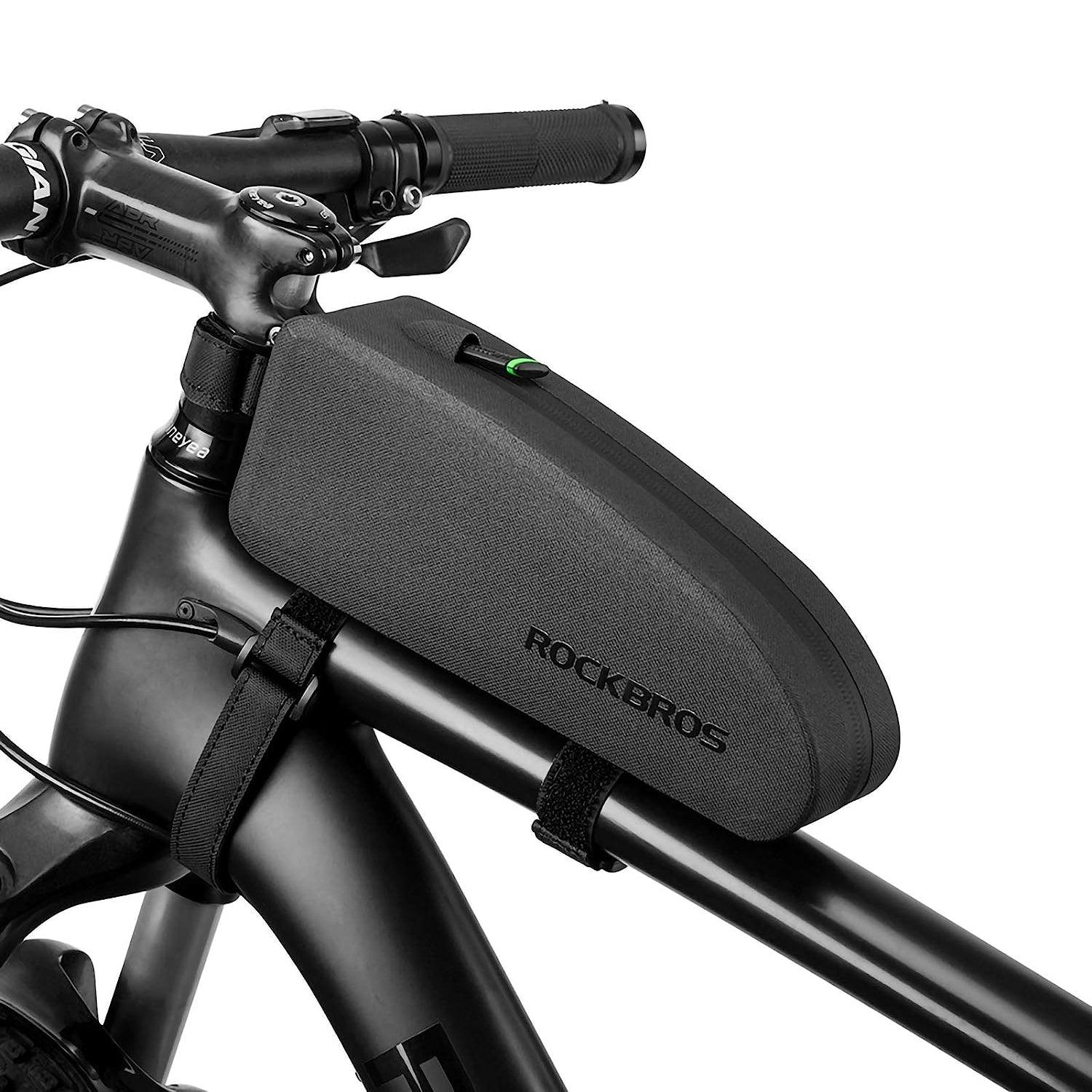 Bicycle Bags for Handlebars - Bicycle Frame Bag Cycling Top Tube Bag Waterproof Bike Bag Cycling - Tophatter Daily Deals