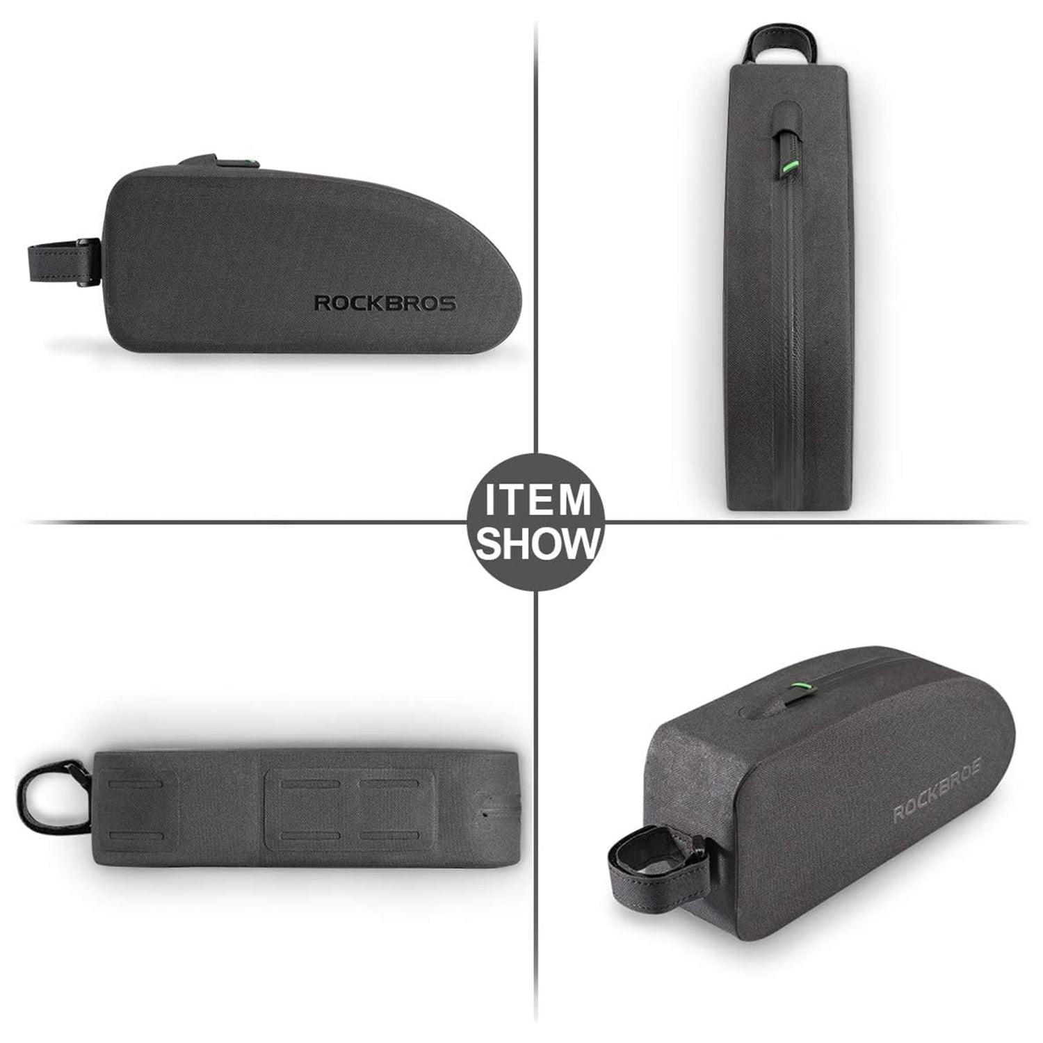 Bicycle Bags for Handlebars - Bicycle Frame Bag Cycling Top Tube Bag Waterproof Bike Bag Cycling - Tophatter Daily Deals