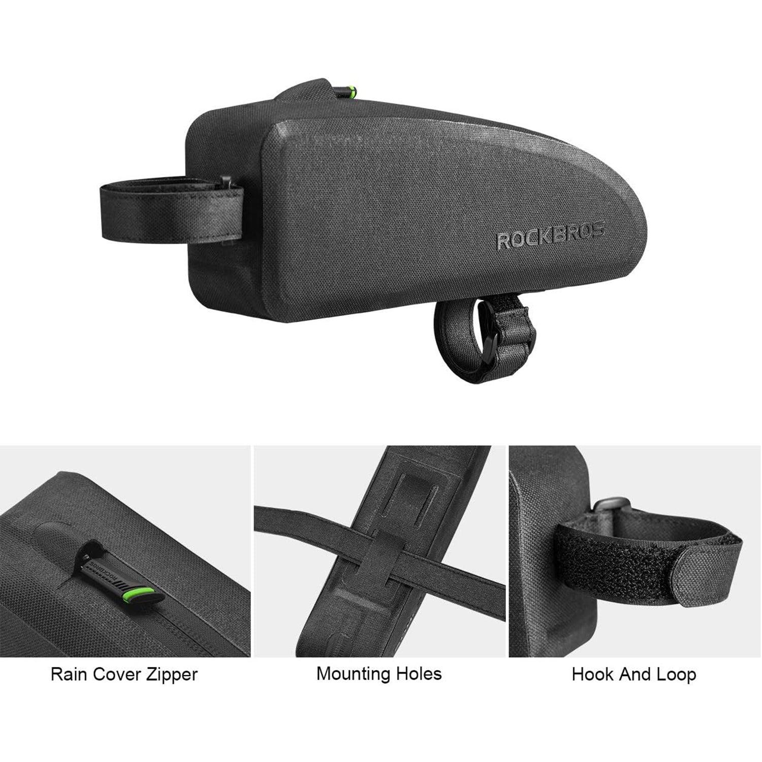 Bicycle Bags for Handlebars - Bicycle Frame Bag Cycling Top Tube Bag Waterproof Bike Bag Cycling - Tophatter Daily Deals