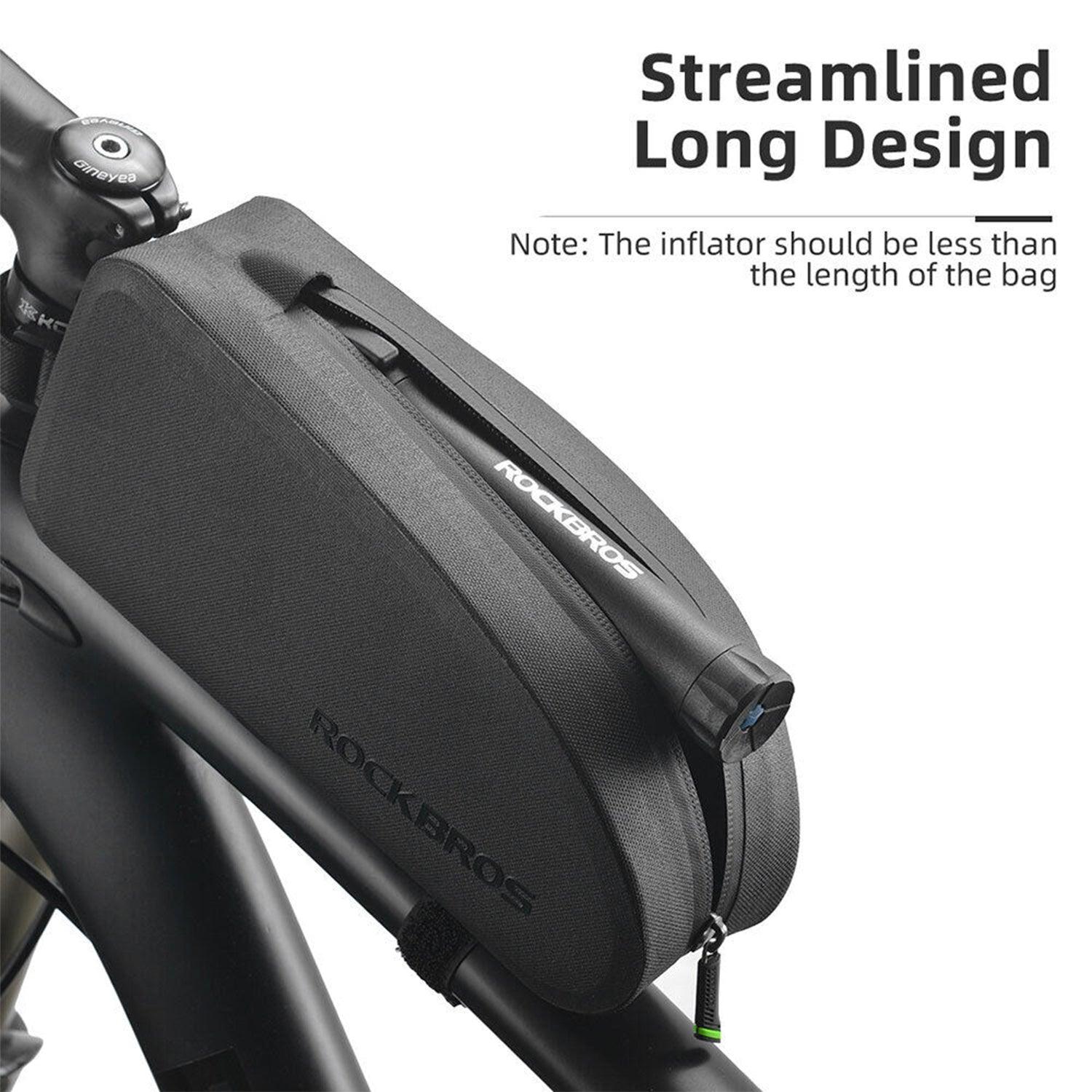 Bicycle Bags for Handlebars - Bicycle Frame Bag Cycling Top Tube Bag Waterproof Bike Bag Cycling - Tophatter Daily Deals