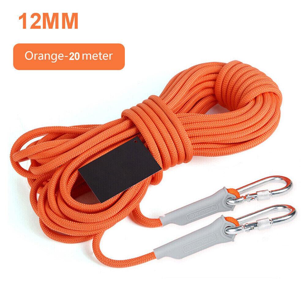Ropes for Tree Climbing - 10m/32.81ft Heavy Duty Rock Climbing Tree Rope Cord Outdoor Safety Use Emergency Outdoor Recreation - Tophatter Daily Deals