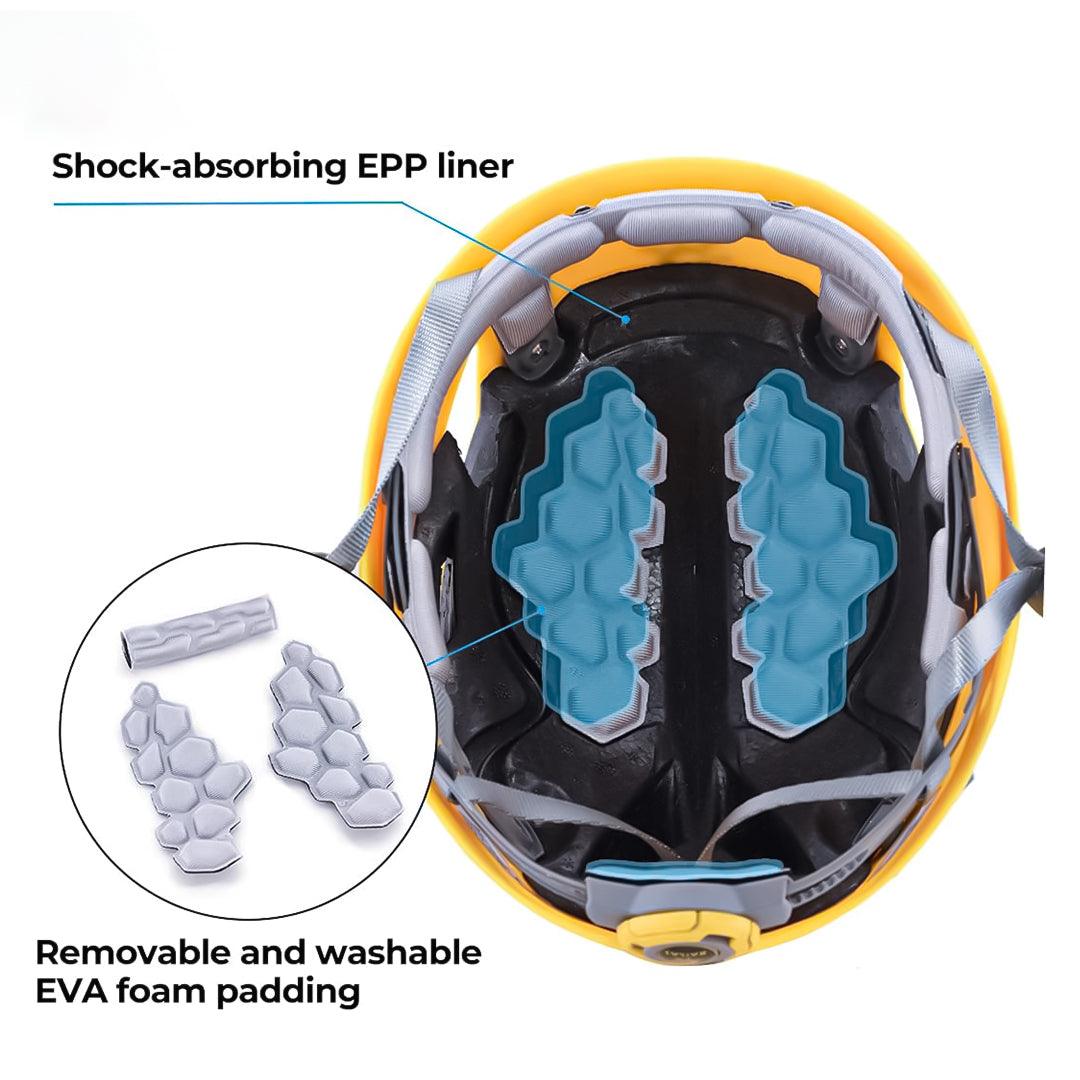 Helmet for Mountaineering - Rock Climbing Safety Helmet Sports & Outdoor - Tophatter Daily Deals