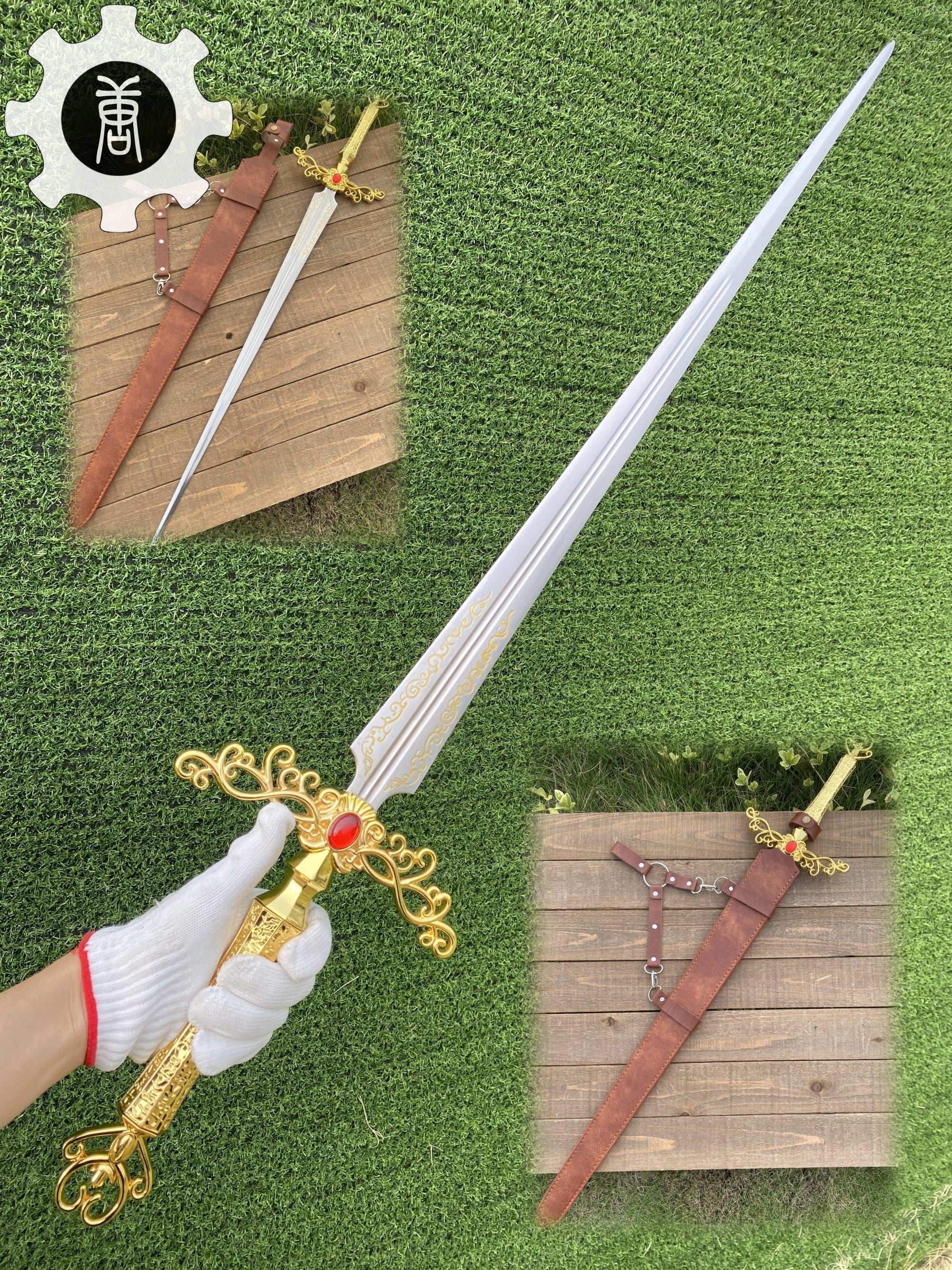 Metal Rogier Sword Life-Size Replica - Tophatter Daily Deals
