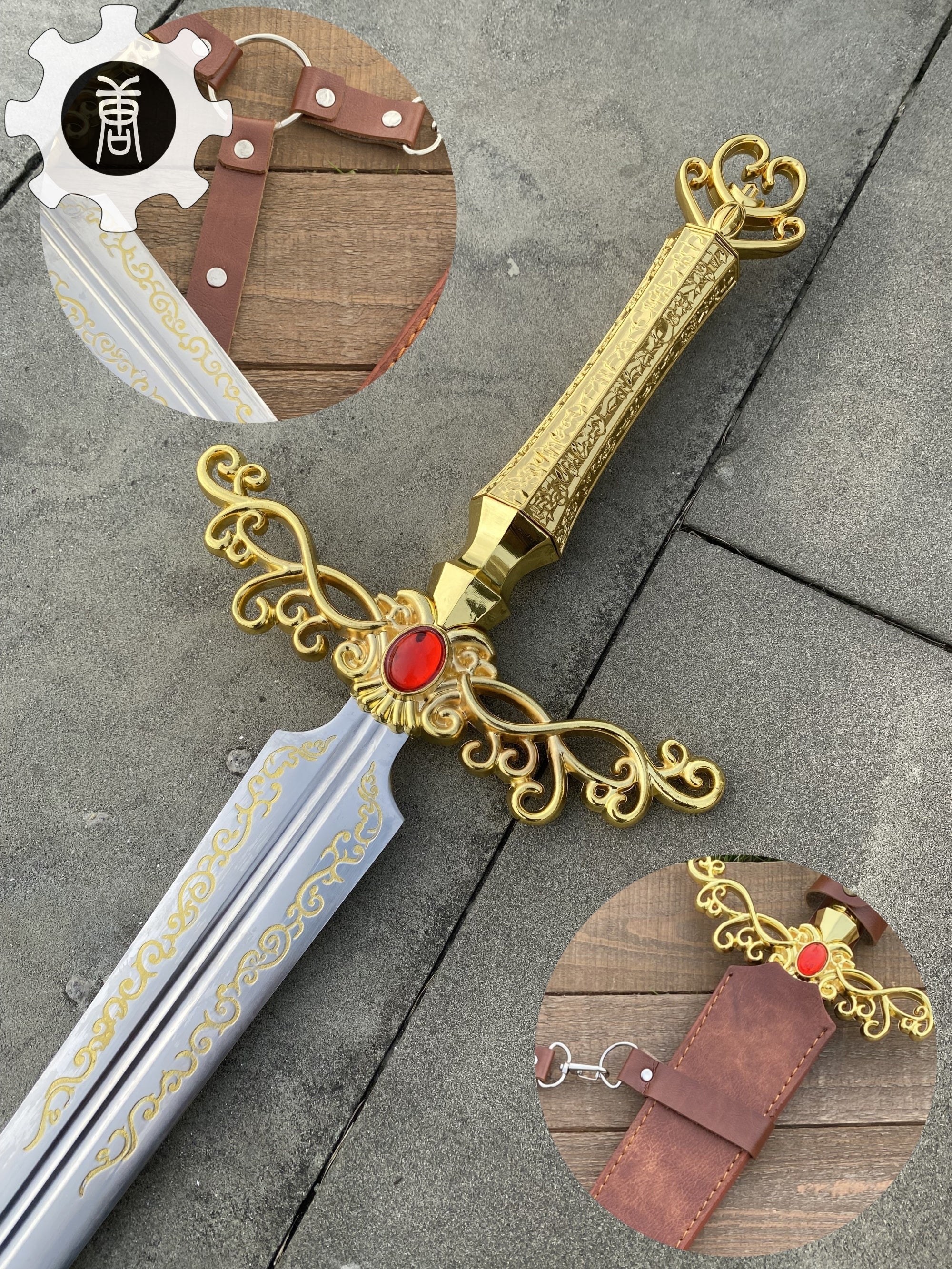 Metal Rogier Sword Life-Size Replica - Tophatter Daily Deals