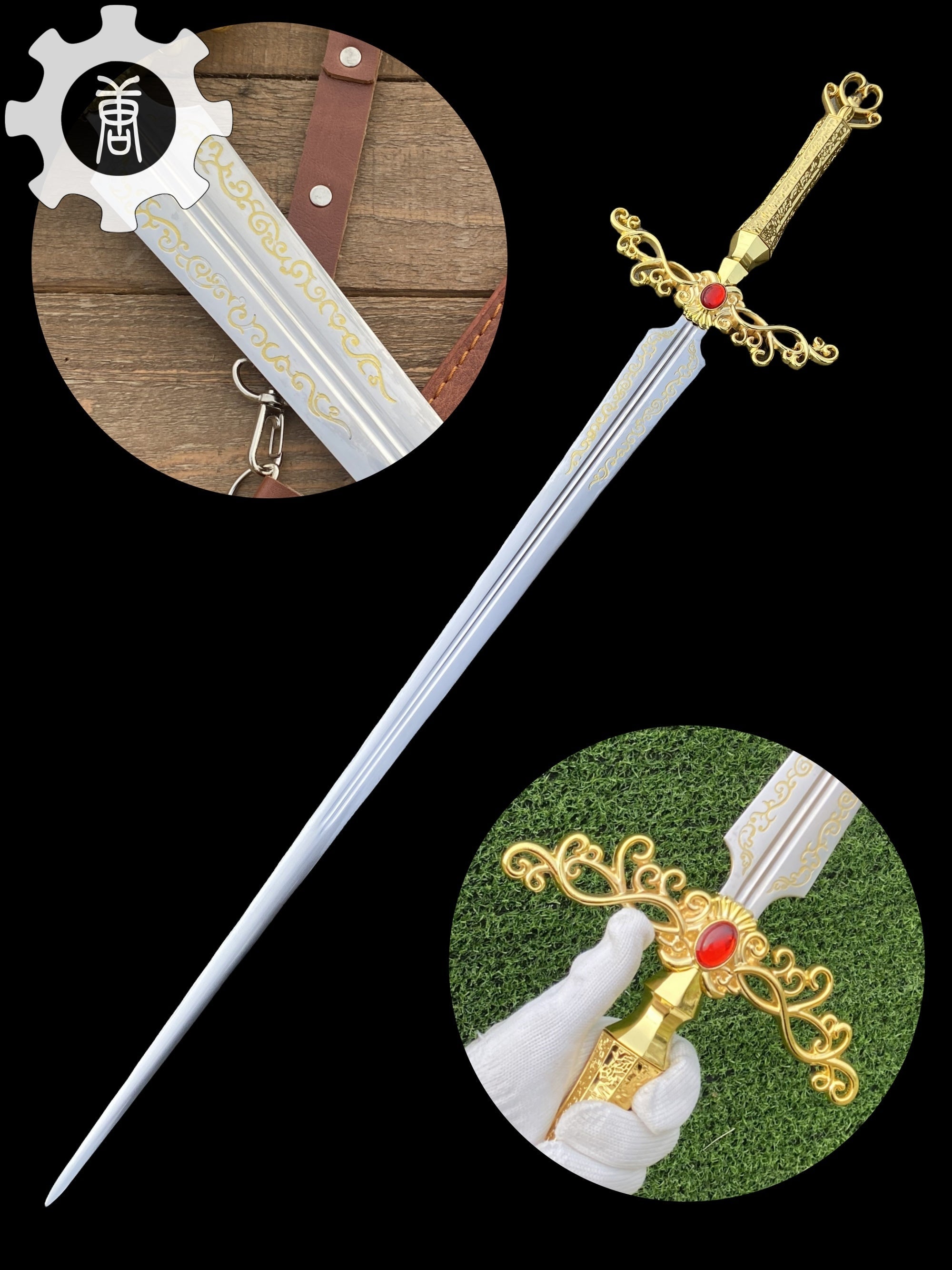Metal Rogier Sword Life-Size Replica - Tophatter Daily Deals