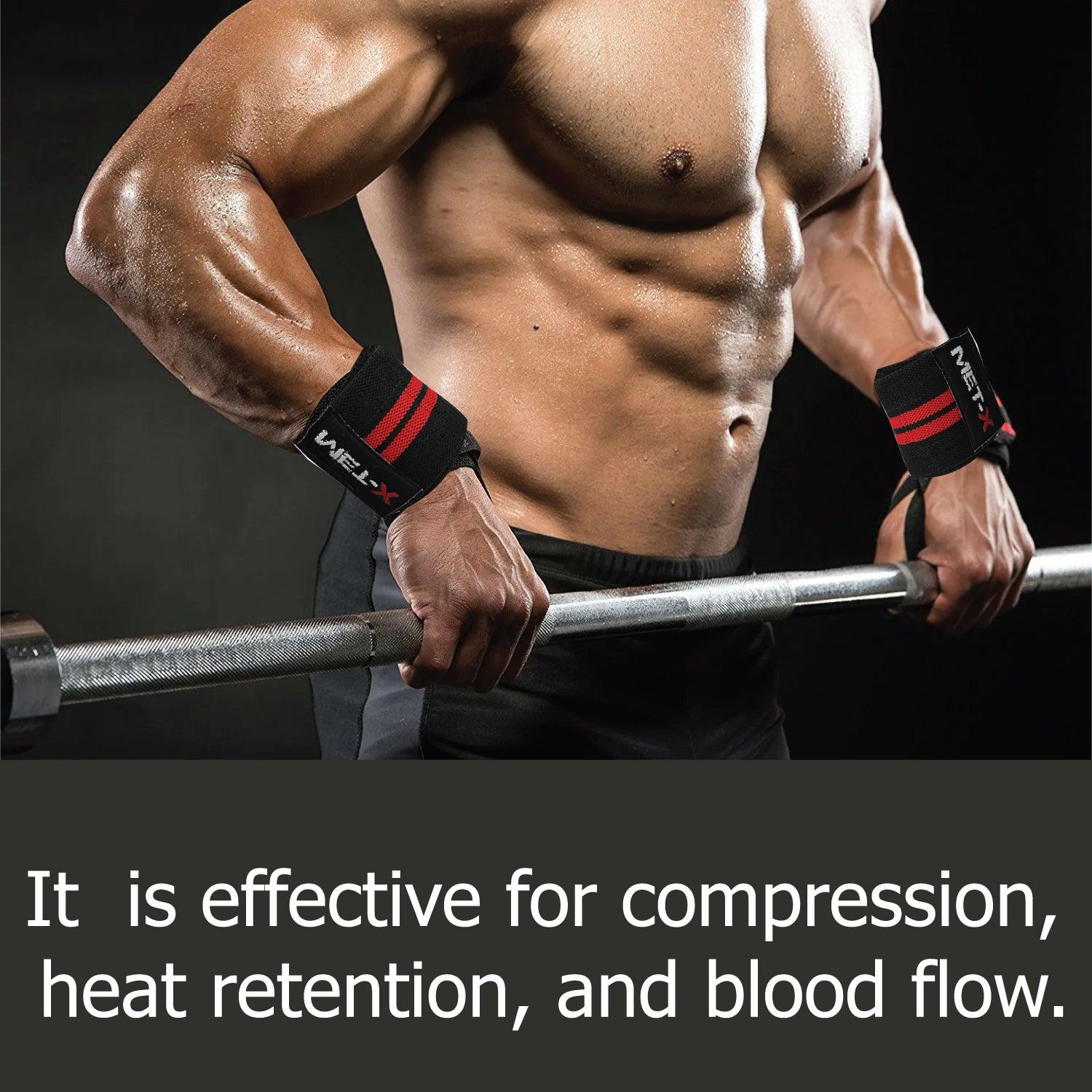 Wrist Straps for Weightlifting - Premium weight lifting wrist support wraps, Weight Lifting Wrist Wraps Bandage Hand Support Gym Straps Brace Cotton Fitness - Tophatter Daily Deals