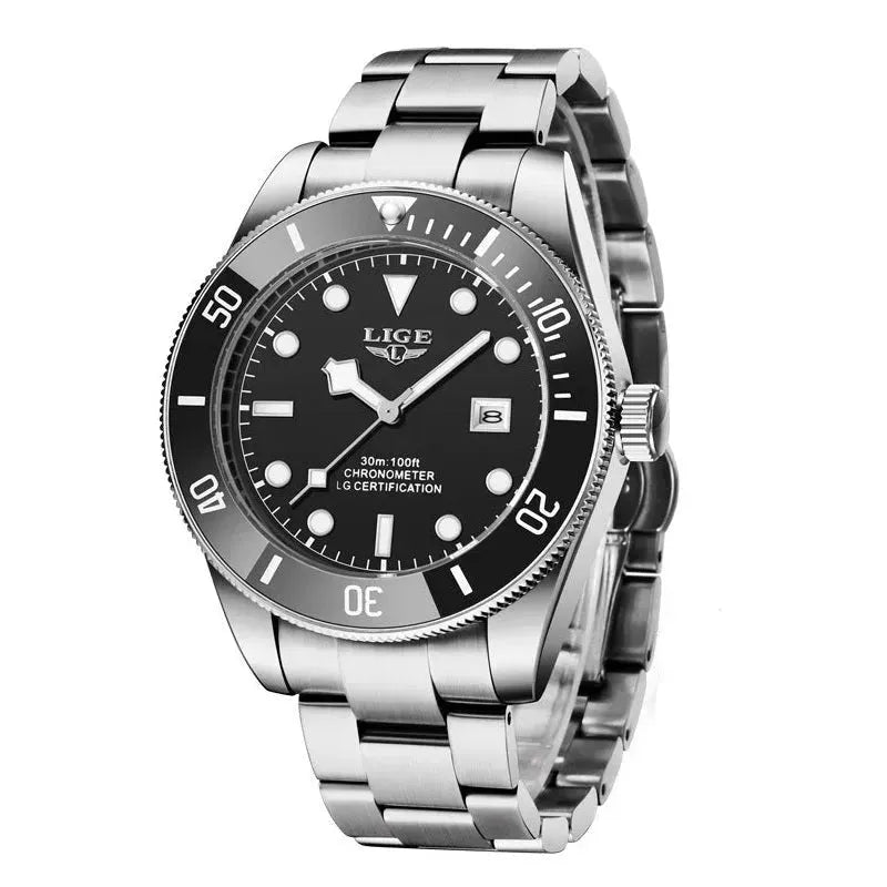 Raymond Lige™ Luxury Quartz Watch Black Watches - Tophatter Daily Deals