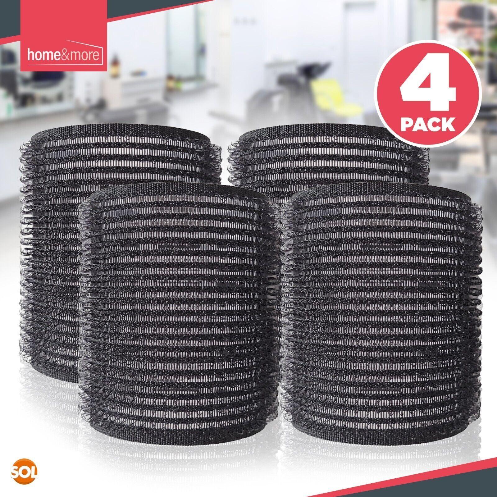 Self Grip Hair Rollers Set - 4-8 Hair Rollers Self Grip Large Set Heatless Bouncy Wave Curlers Cling Styling 4 Rollers Hair Care - Tophatter Daily Deals