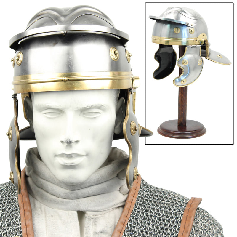 Roman Imperial Gallic Troopers Helmet - TOPHATTER'S ARMORY DEALS Collectible Weapons - Tophatter Daily Deals