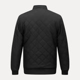 Lightweight Men's Quilted Jacket - Stand Collar, Insulated - Tophatter Daily Deals