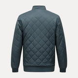 Lightweight Men's Quilted Jacket - Stand Collar, Insulated - Tophatter Daily Deals