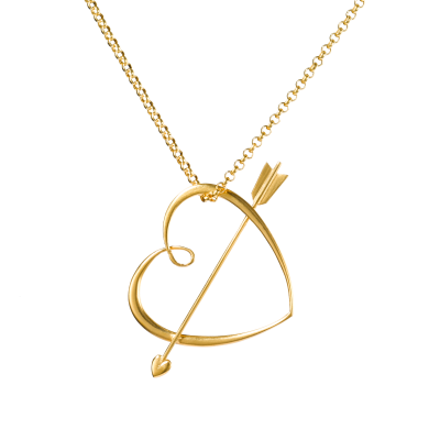 Harry Potter - Sterling Silver Ron's Sweetheart Necklace from Lavender Brown Necklace - Tophatter Daily Deals