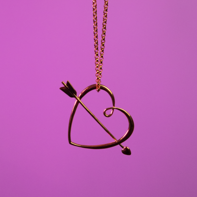 Harry Potter - Sterling Silver Ron's Sweetheart Necklace from Lavender Brown Necklace - Tophatter Daily Deals