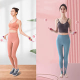 Ropeless Skipping Rope - Jump Rope, Adjustable Weighted Cordless Jump Rope for Men Women Kids Fitness - Tophatter Daily Deals