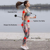 Ropeless Skipping Rope - Jump Rope, Adjustable Weighted Cordless Jump Rope for Men Women Kids Fitness - Tophatter Daily Deals