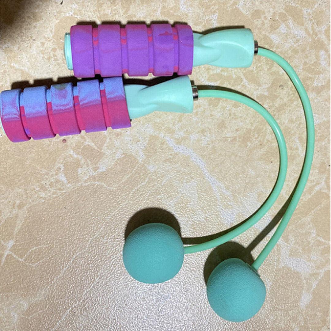 Ropeless Skipping Rope - Jump Rope, Adjustable Weighted Cordless Jump Rope for Men Women Kids Green Fitness - Tophatter Daily Deals