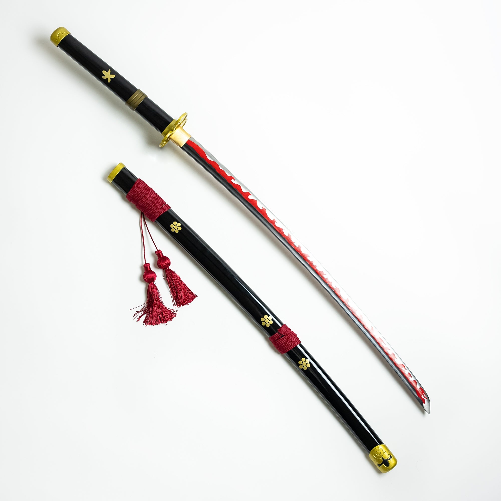 Roronoa Zoro's Black "Enma" Katana (Battle Ready) Anime Sword - Tophatter Daily Deals