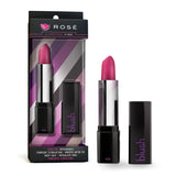 Rose Lipstick Vibe Black 4 Inch Compact Pleasure Toy > Vibrators > Mini Vibrators - Tophatter Daily Deals