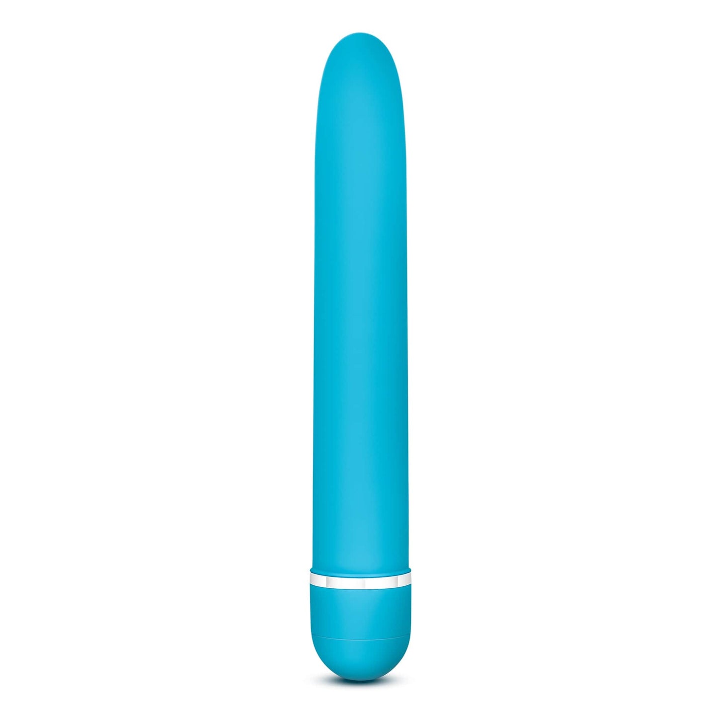 Rose Luxuriate Blue 7 Inch Vibrator with Satin Finish > Vibrators > Standard Vibrators - Tophatter Daily Deals