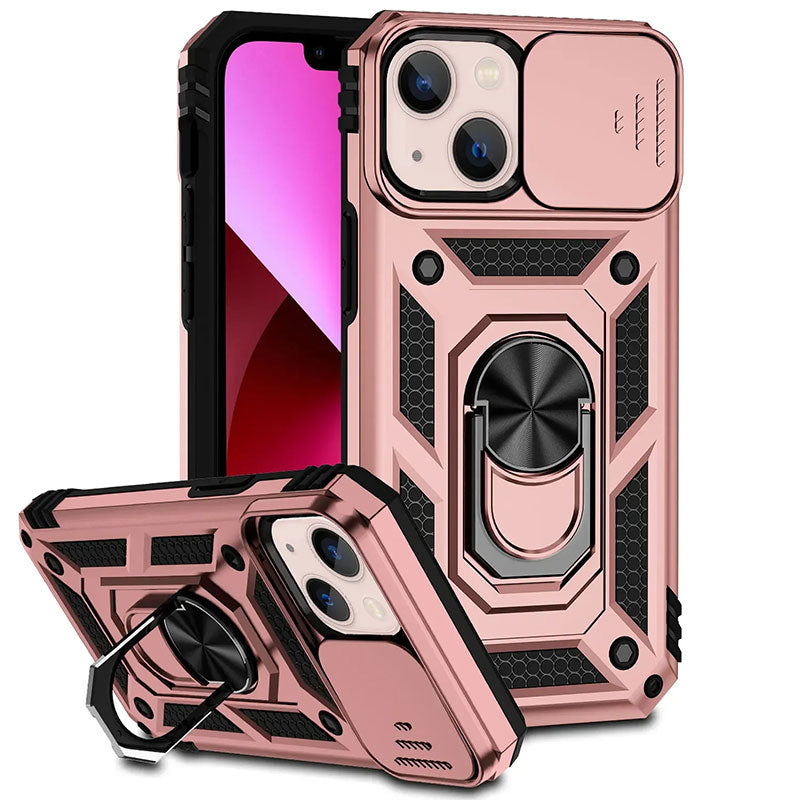 Magnetic Phone Case Rugged Ring Kickstand Fall 2025 Rose - Tophatter Daily Deals