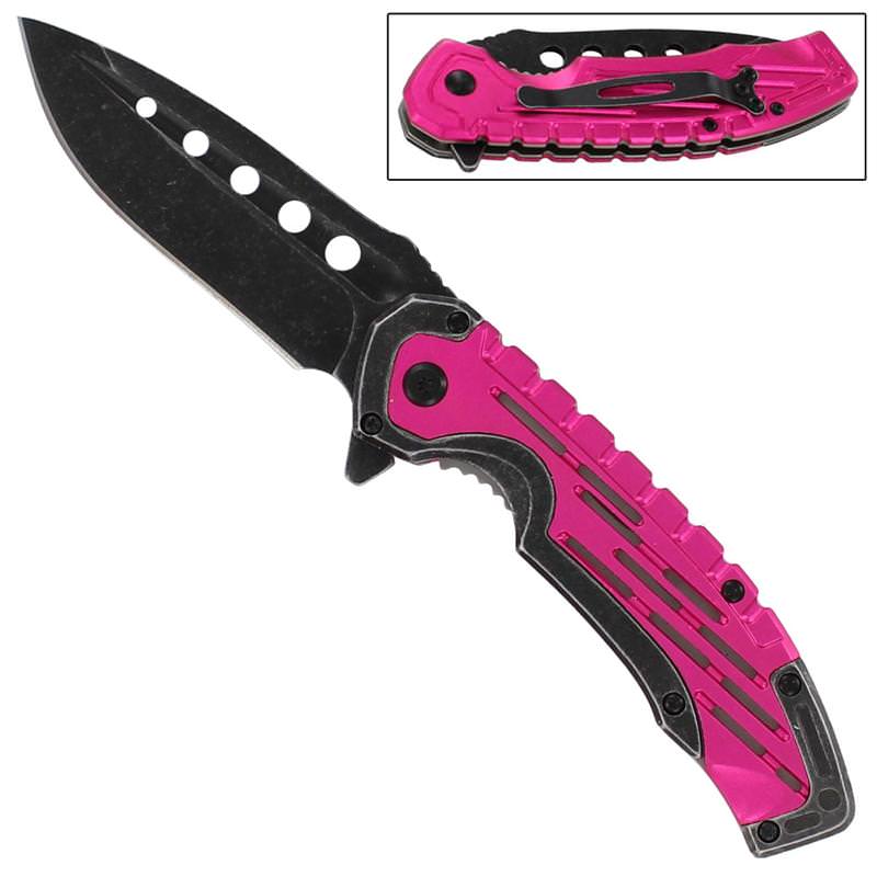 Rose Bed of Thorns Pocket Knife Assisted Opening - Tophatter's Guns'N'Weapons Store Collectible Weapons - Tophatter Daily Deals