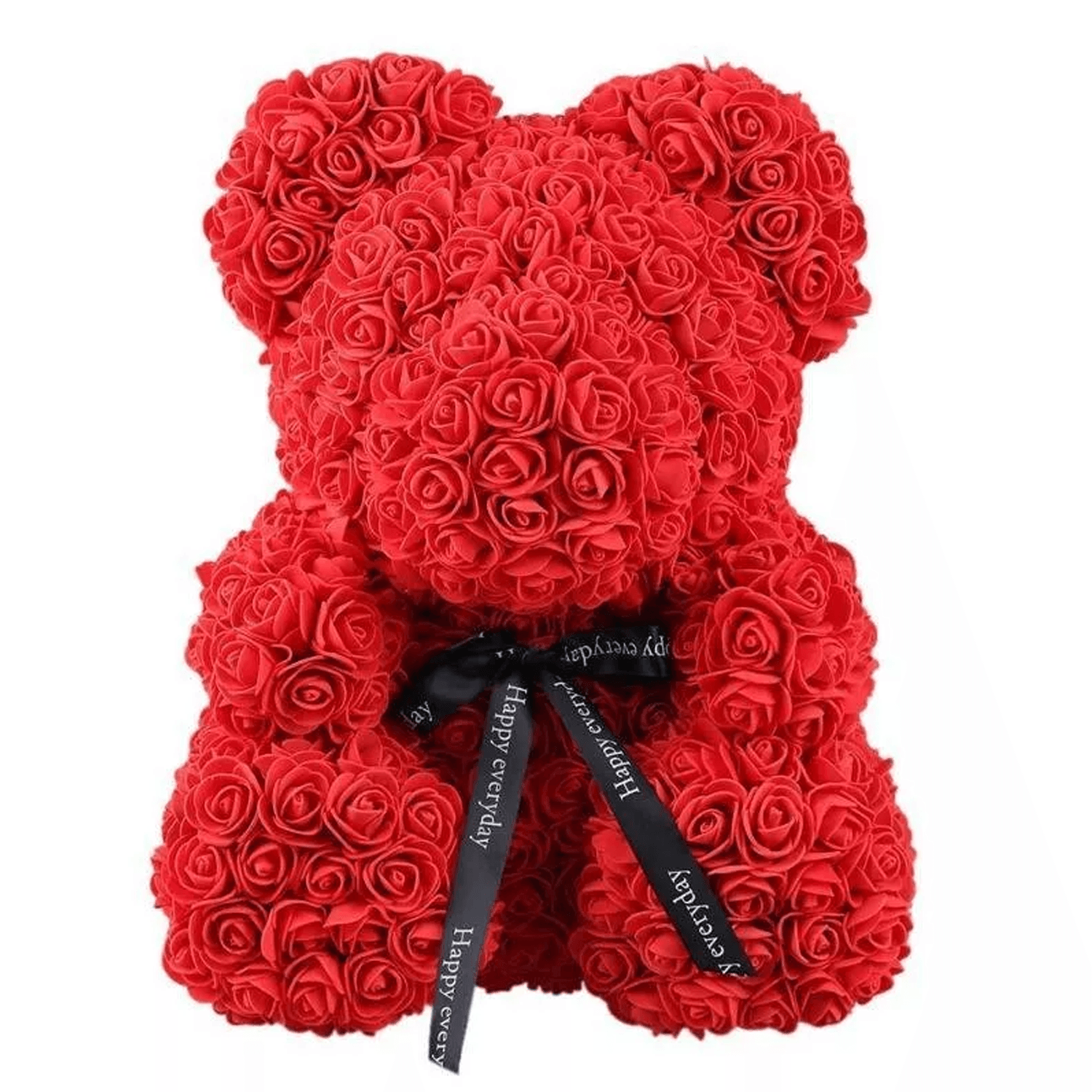 Rose Teddy Bear - 35cm Large Artificial Giant Teddy Bear Valentine's Day Gift for Her Flowers New Arrival - Tophatter Daily Deals