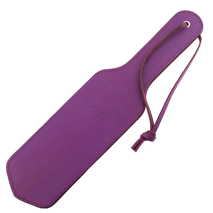 Rouge Garments Purple Leather Paddle 13 Inch Spanking > Bondage Gear > Paddles - Tophatter Daily Deals