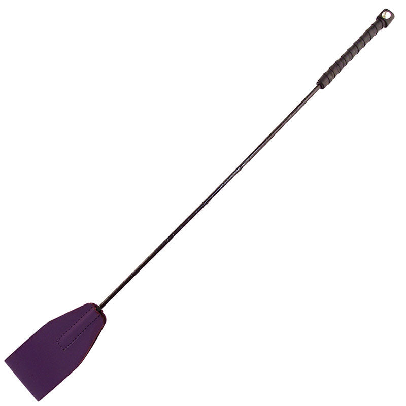 Rouge Garments Riding Crop (Purple) – Leather Riding Crop > Bondage Gear > Crops - Tophatter Daily Deals