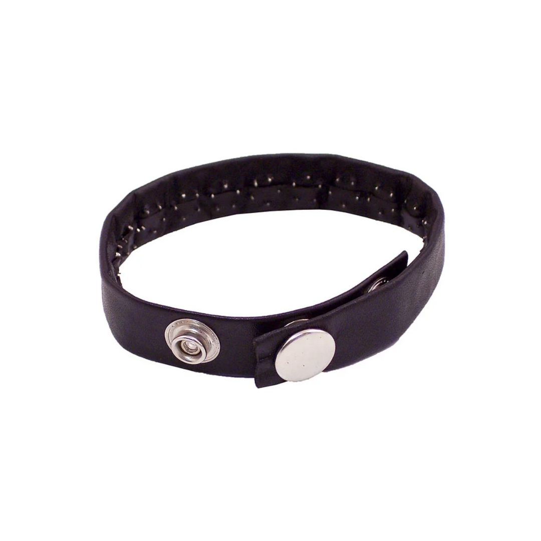 Rouge Leather Pin Prick Adjustable Cock Strap Black > Clothes > Mens Leather - Tophatter Daily Deals