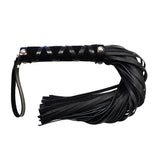 Rouge Short Leather Flogger with Studs – Leather Flogger > Bondage Gear > Whips & Floggers - Tophatter Daily Deals