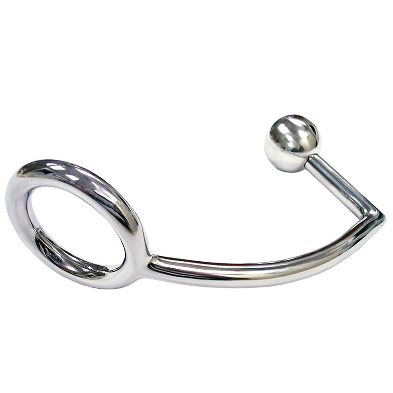Rouge Stainless Steel Cock Ring With Ergonomic Anal Probe > Bondage Gear > Medical Instruments - Tophatter Daily Deals
