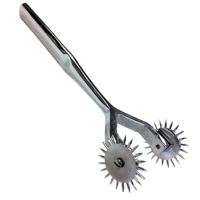Rouge Stainless Steel Double Pinwheel – Stainless Steel Sensation Toy > Bondage Gear > Medical Instruments - Tophatter Daily Deals