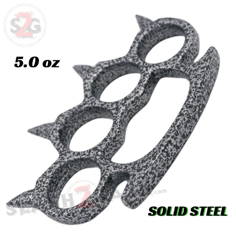 Round Spiked Knuckle Duster Paperweight - Asst. colors Belt Buckle - Tophatter Daily Deals