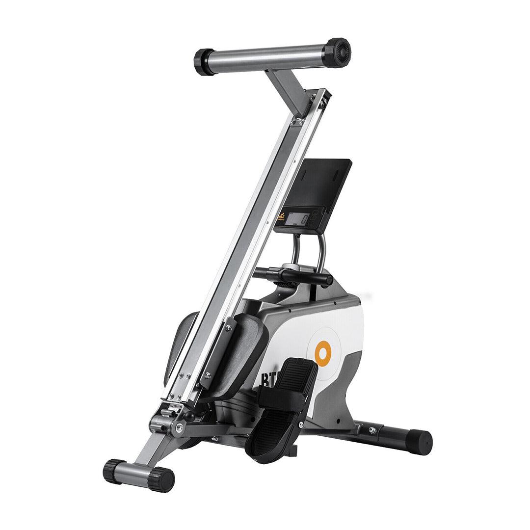 Rowing Machine for Home - BTM 8 Level Magnetic Resistance Fitness Elastic Cord Rowing Machine Exercise & Fitness - Tophatter Daily Deals
