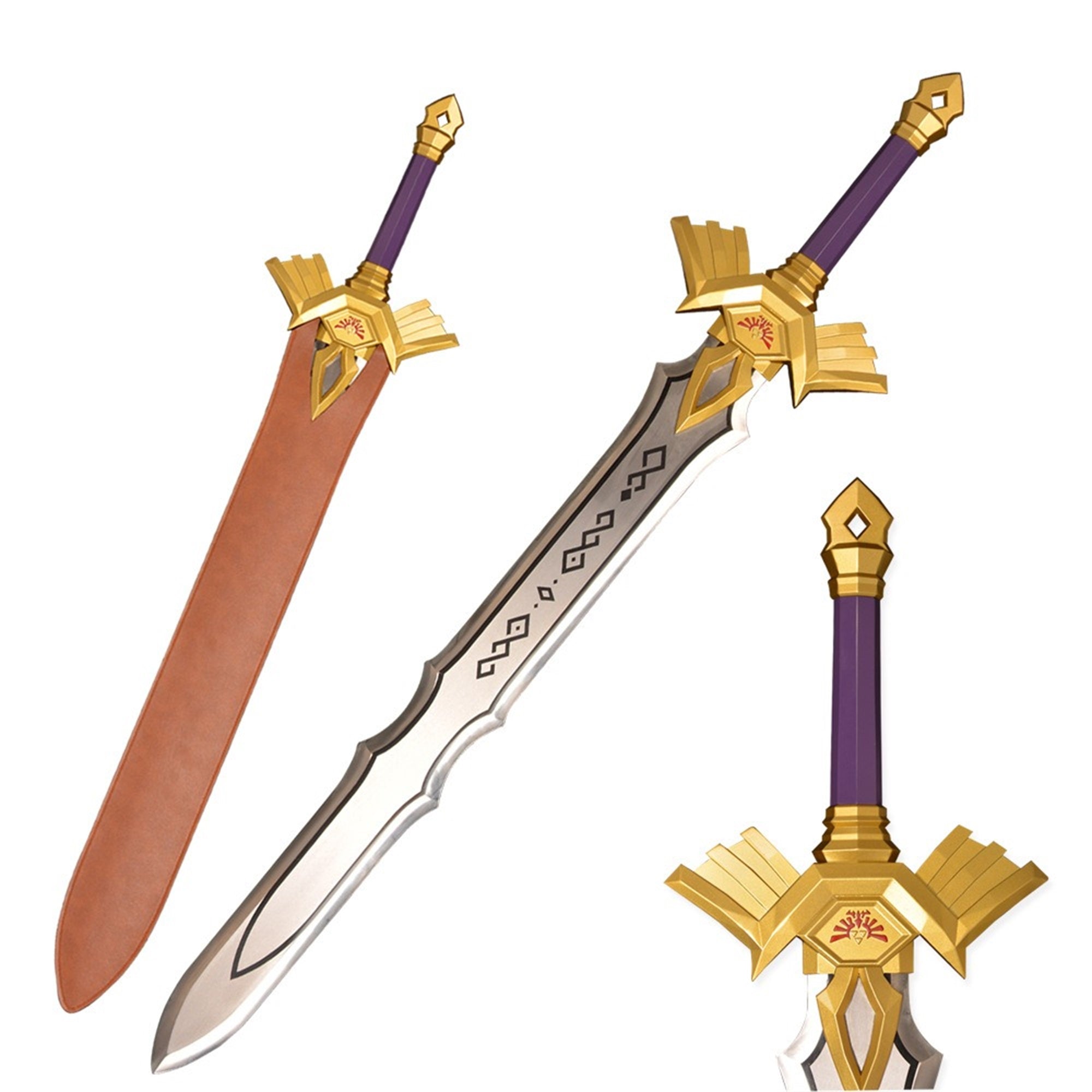 Royal Broadsword Knight's Sword Metal Replica 121CM/47.6" - Tophatter Daily Deals