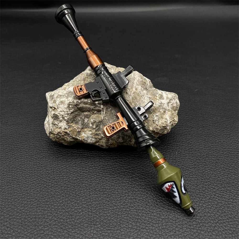 Metal Miniature Shark Head RPG-7 Rocket Launcher 17CM/6.7" - Tophatter Daily Deals