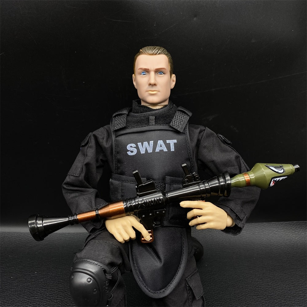 Metal Miniature Shark Head RPG-7 Rocket Launcher 17CM/6.7