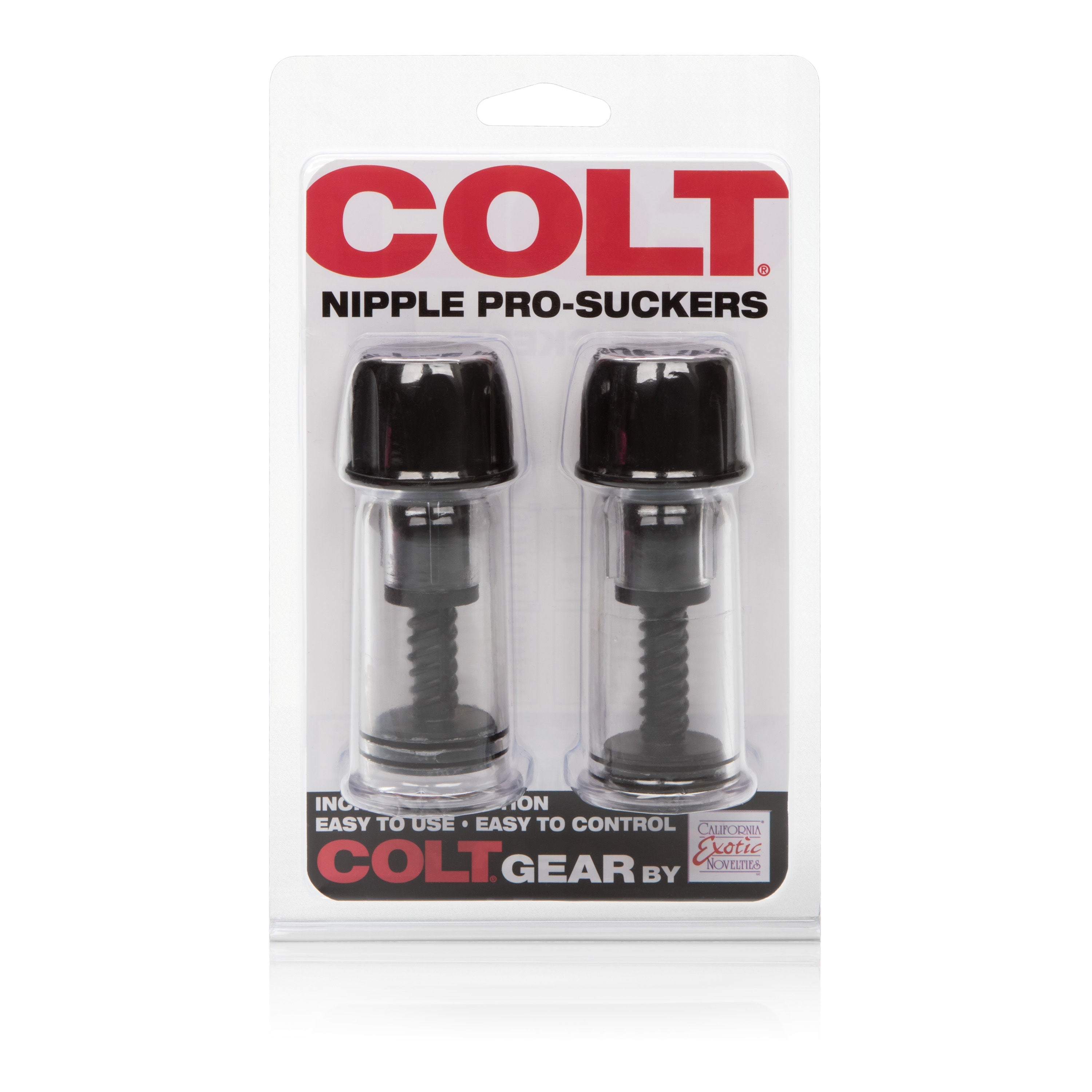 Colt Nipple Pro-Suckers (Black) – Adjustable Suction Nipple Clamps > Sex Toys > Nipple Suckers - Tophatter Daily Deals
