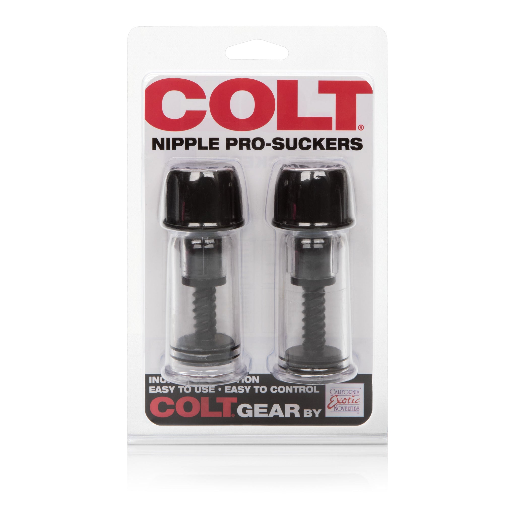 Colt Nipple Pro-Suckers (Black) – Adjustable Suction Nipple Clamps > Sex Toys > Nipple Suckers - Tophatter Daily Deals