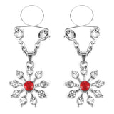 Ruby and Diamond Star Nipple Jewellery with Adjustable Rings > Sex Toys > Nipple Clips - Tophatter Daily Deals