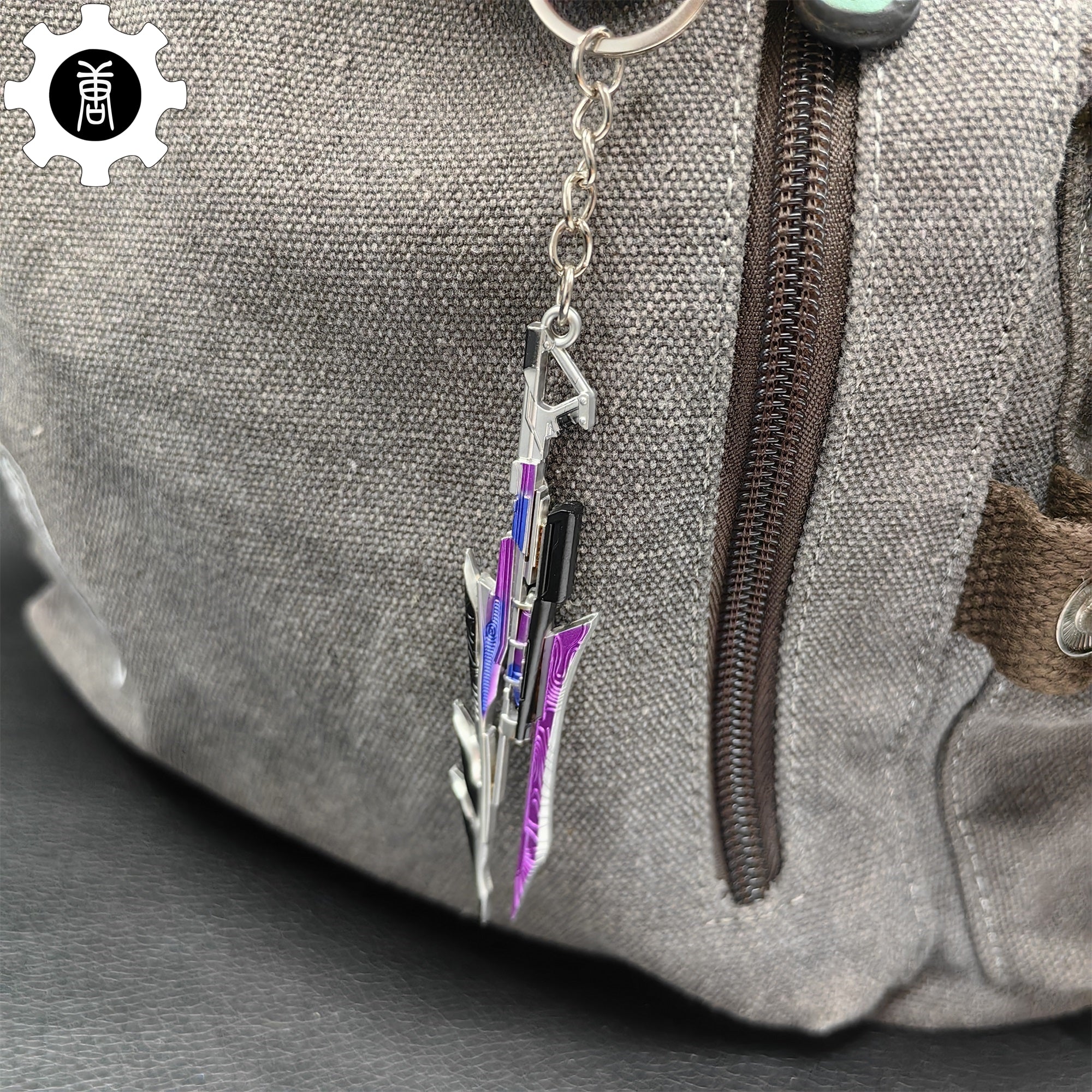 Mini Ruin of Crystal Phoenix Metal Keychain - Tophatter Daily Deals