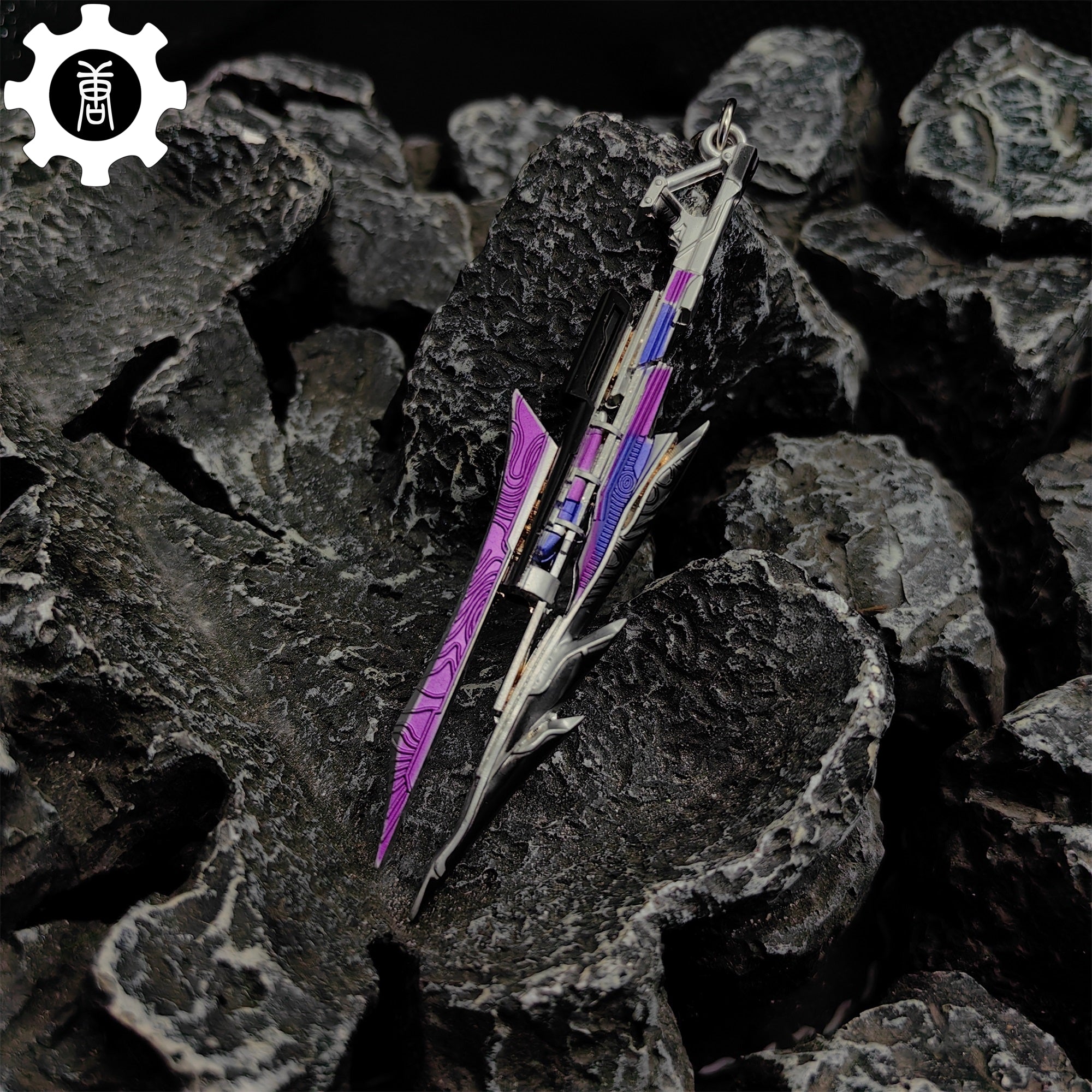 Mini Ruin of Crystal Phoenix Metal Keychain - Tophatter Daily Deals