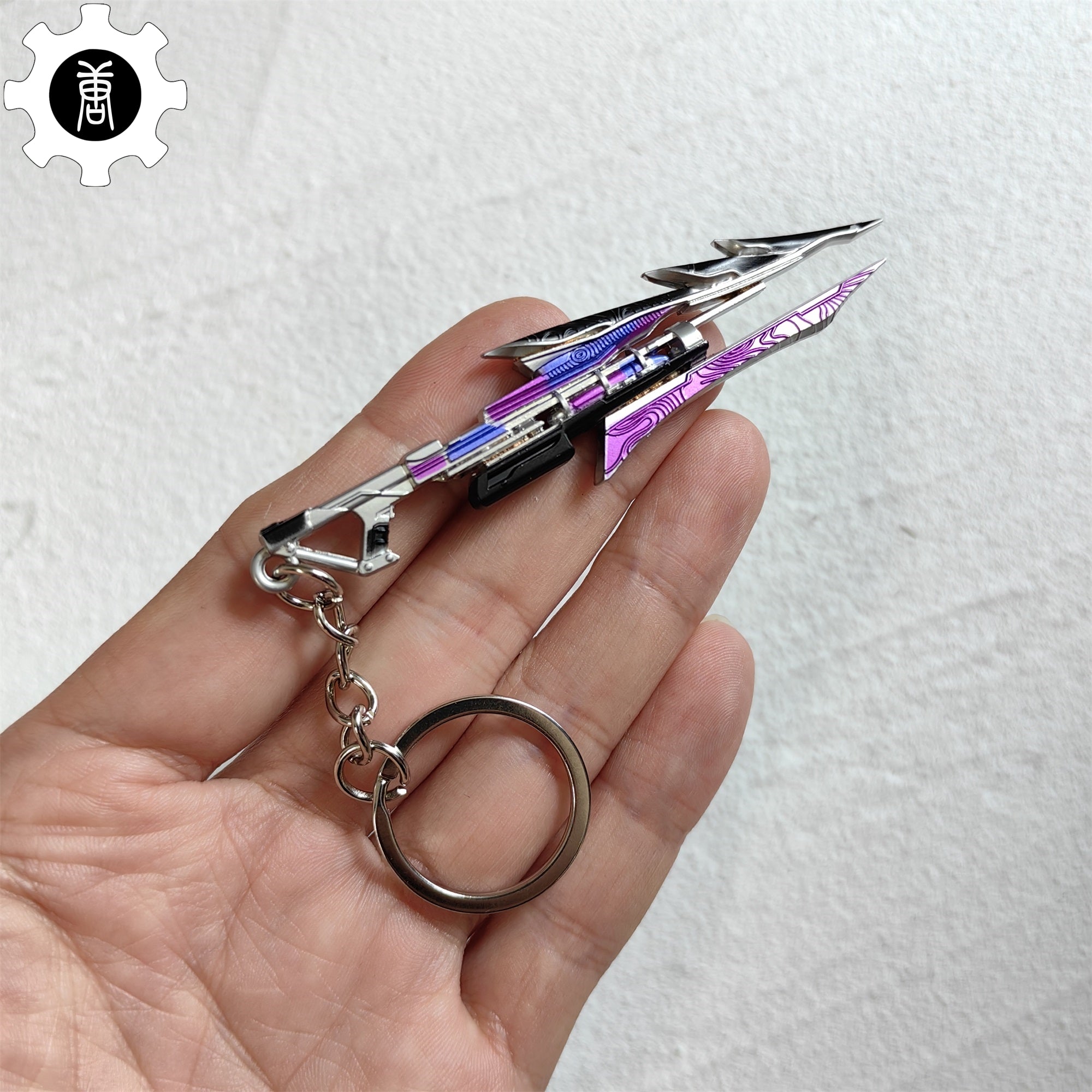 Mini Ruin of Crystal Phoenix Metal Keychain - Tophatter Daily Deals