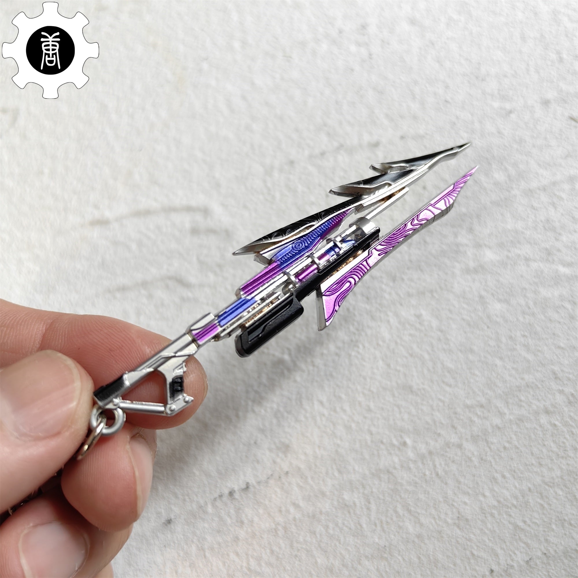 Mini Ruin of Crystal Phoenix Metal Keychain - Tophatter Daily Deals