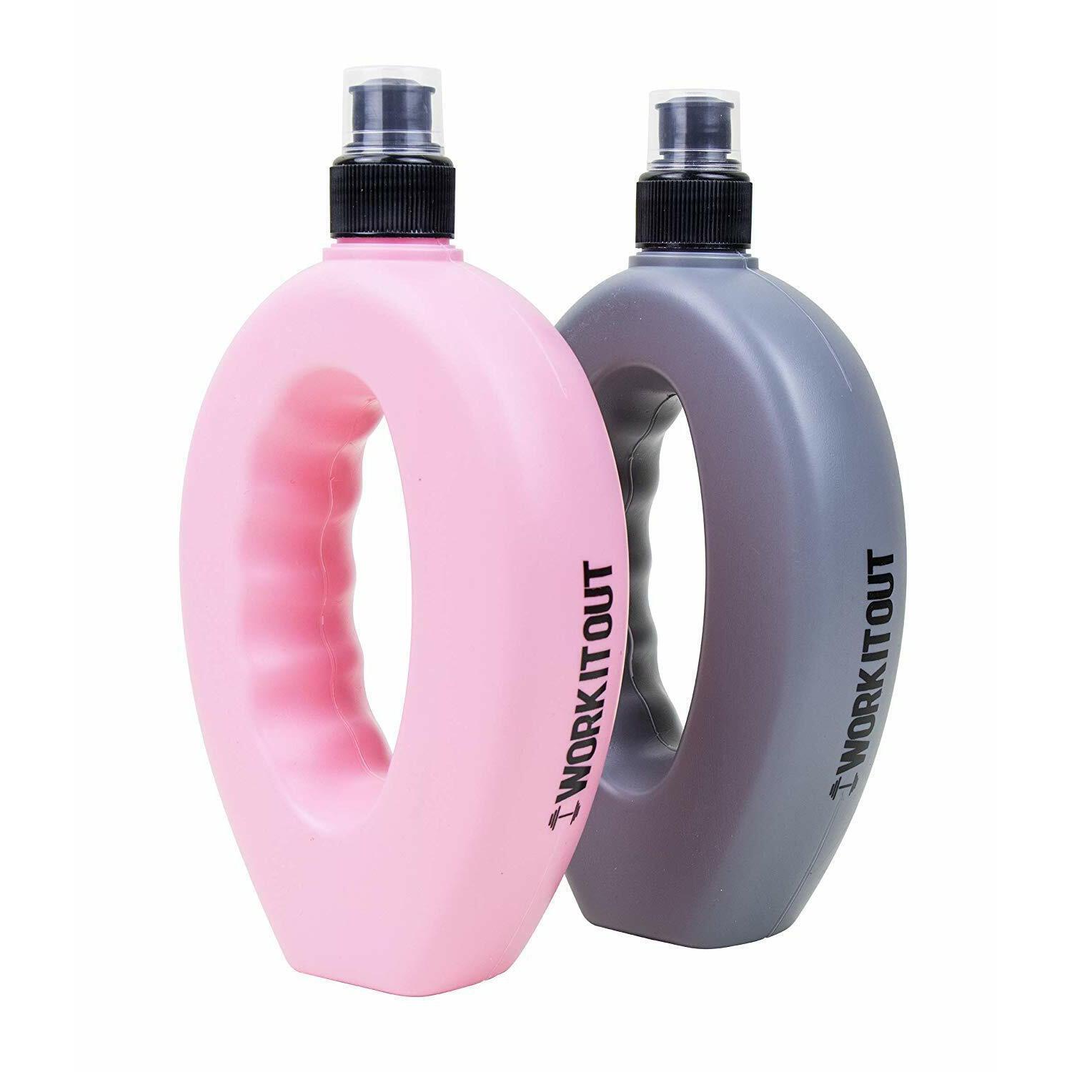 Drinks Bottle for Running - 1 Pair Running Grip Water Bottles for Jogging, Hiking, Gym Sports & Outdoor - Tophatter Daily Deals