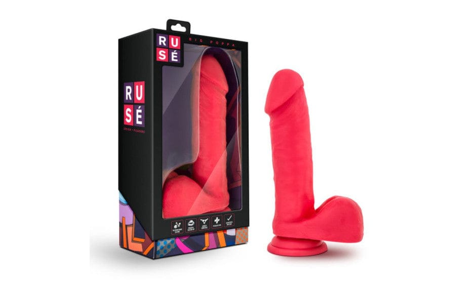 Ruse Big Poppa Cerise Dildo 6.6 Inch Insertable Length > Dildos > Realistic Dildos - Tophatter Daily Deals